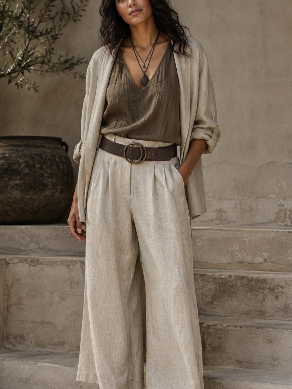 Eileen Fisher Leather Belt